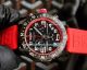 Swiss Replica Breitling Endurance Pro Watch Black Chronograph Dial Red Rubber Strap 44mm (1)_th.jpg